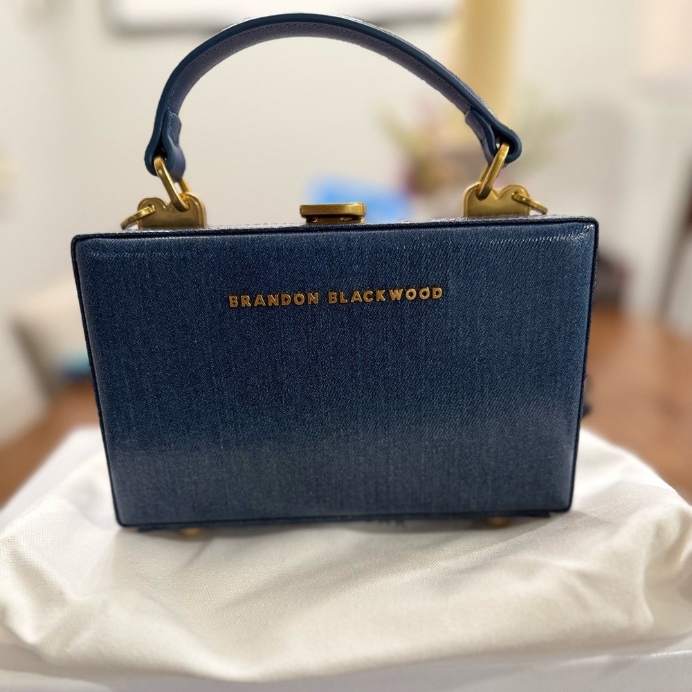 Elegant Blue Brandon Blackwood Handbag - Picture 4 of 4